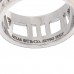 18K White Gold Diamond Wide Atlas Open Ring 50 5.5