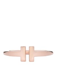 18K Rose Gold T Wire Ring 50 5.5