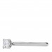 Platinum Diamond .23ct Princess Cut Engagement Ring  49 5