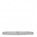 18K White Gold Diamond Tiffany Lock Half Pave Bangle Bracelet