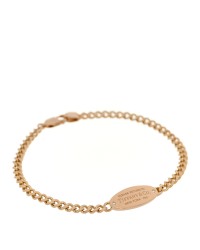 18K Rose Gold Diamond Return To Tiffany Oval ID Bracelet