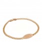 18K Rose Gold Diamond Return To Tiffany Oval ID Bracelet