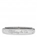 Platinum Diamond 3mm Notes Ring 48 4.5