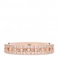 18K Rose Gold Diamond Narrow T True Band Ring 49 5