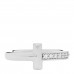 18K White Gold Diamond T T1 Ring 47 4