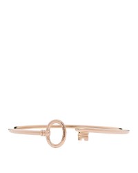 18K Rose Gold Keys Wire Bracelet