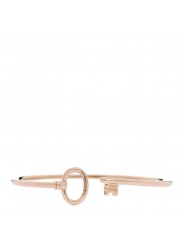 18K Rose Gold Keys Wire Bracelet