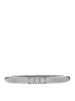 Platinum Diamond 2mm Classic Wedding Band Ring 50 5.5