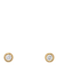 18K Yellow Gold Diamond .06ctw Elsa Peretti Diamonds By The Yard Earrings