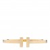 18K Yellow Gold T Square Bracelet