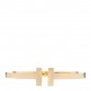 18K Yellow Gold T Square Bracelet