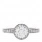 Platinum Diamond .82ct Soleste Round Brilliant Engagement Ring 52 6