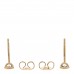 18K Yellow Gold Diamond .06ctw Elsa Peretti Diamonds By The Yard Earrings