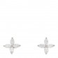 Platinum Diamond .64ct Small Victoria Earrings