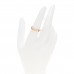 18K Rose Gold Diamond Atlas Pierced Ring 54 6.75