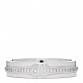 18K White Gold Diamond Narrow T Two Ring 54 7