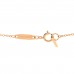 18K Rose Gold Diamond Tiffany T Two Open Horizontal Bar Pendant