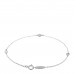 Platinum Diamond .15ctw Elsa Peretti Diamonds by the Yard Station Bracelet