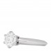 Platinum Diamond 1.03ct Solitaire Engagement Ring 45 3.5