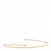 18K Yellow Gold Diamond Hoop Single Row Bangle Bracelet