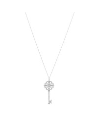 Platinum Diamond Enchant Primrose Key Pendant