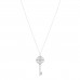 Platinum Diamond Enchant Primrose Key Pendant