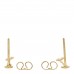 18K Yellow Gold Diamond .39ctw Elsa Peretti Diamonds by the Yard Drop Earrings