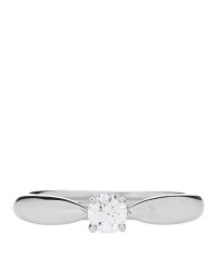 Platinum Diamond .19ct Harmony Solitaire Engagement Ring 49 5