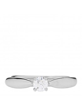 Platinum Diamond .19ct Harmony Solitaire Engagement Ring 49 5