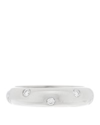 Platinum Diamond 4mm Etoile Band Ring 50 5.25