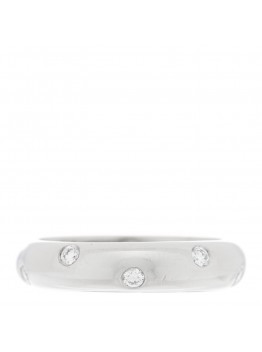 Platinum Diamond 4mm Etoile Band Ring 50 5.25