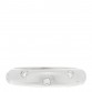 Platinum Diamond 4mm Etoile Band Ring 50 5.25