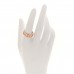 18K Rose Gold T True Wide Ring 57 8