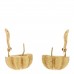 18K Yellow Gold Sea Urchin Earrings