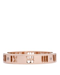18K Rose Gold Diamond Atlas Pierced Ring 54 7