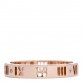 18K Rose Gold Diamond Atlas Pierced Ring 54 7