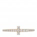 18K Yellow Gold Diamond T Wire Pave Ring 47 4