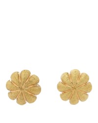 18K Yellow Gold Sea Urchin Earrings