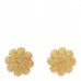 18K Yellow Gold Sea Urchin Earrings