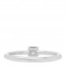 Platinum Diamond .15ct Princess Cut Diamond Engagement Ring 49 4.75