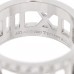 18K White Gold Diamond Wide Atlas Open Ring 52 6