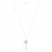 Platinum Diamond Enchant Primrose Key Pendant