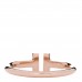 18K Rose Gold T Wire Ring 50 5.5