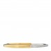 18K Yellow White Gold Diamond Tiffany Lock Half Pave Bangle Bracelet