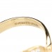 18K Yellow Gold Diamond Elsa Peretti Bean Wire Ring 47 4.25