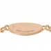 18K Rose Gold Diamond Return To Tiffany Oval ID Bracelet