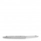 18K White Gold Diamond Narrow Tiffany Lock Half Pave Bangle Bracelet