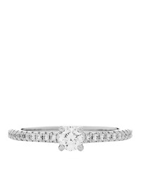 Platinum Diamond 0.16ct Novo Round Cut Engagement Ring 47 4