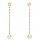18K Yellow Gold Diamond .39ctw Elsa Peretti Diamonds by the Yard Drop Earrings