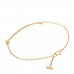 18K Rose Gold T Smile Bracelet